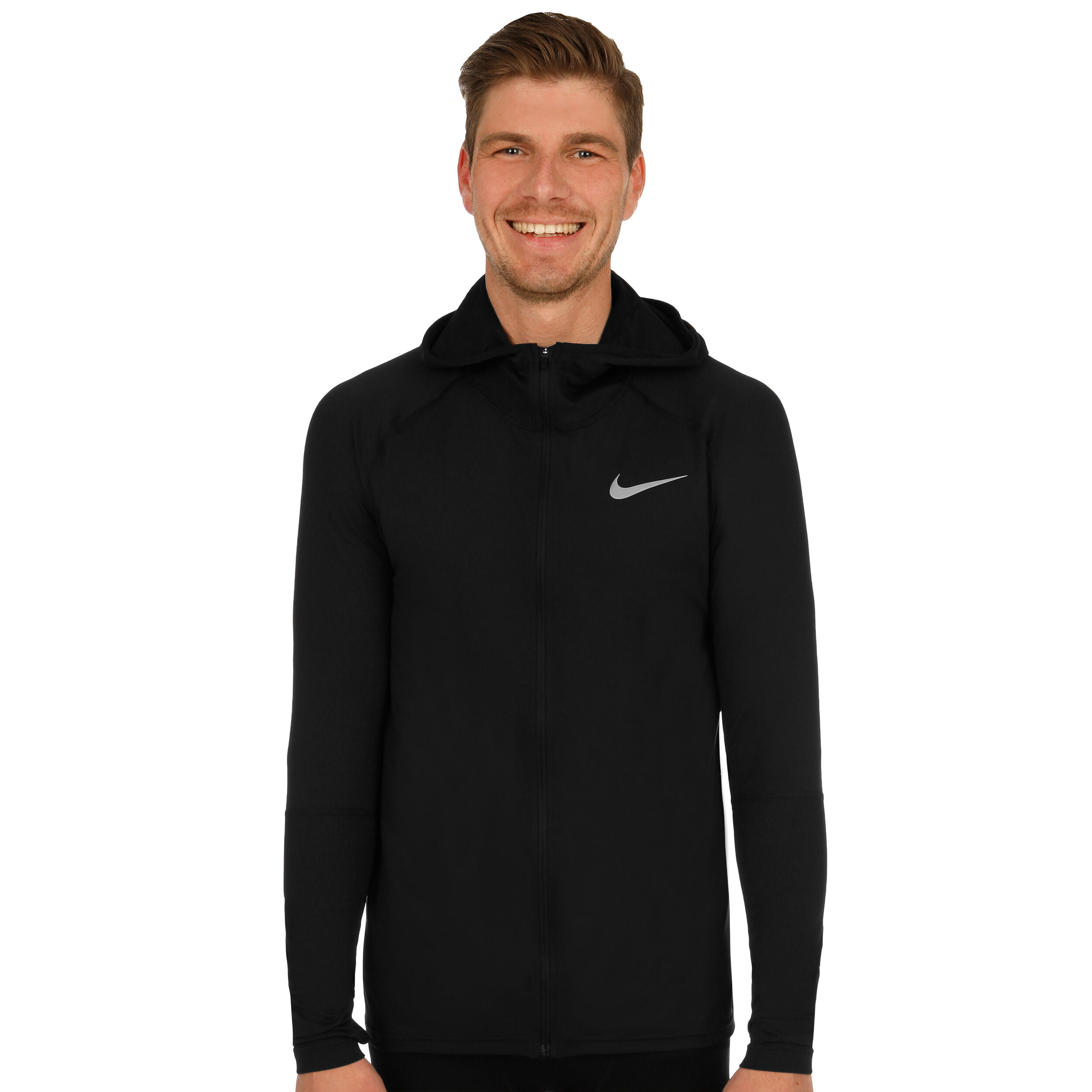 Buy Nike Element Running Jacket Men Black Silver online Padel