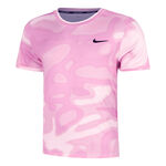 Nike Clothing Nike Court Dri-Fit Advantage Print T-Shirt Men-Pink,Pink