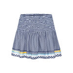 Lucky in Love Long Borderline Smocked Skirt