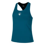 Quiet Please Clothing Quiet Please Create Inside In Tank Top Women-Petrol,White