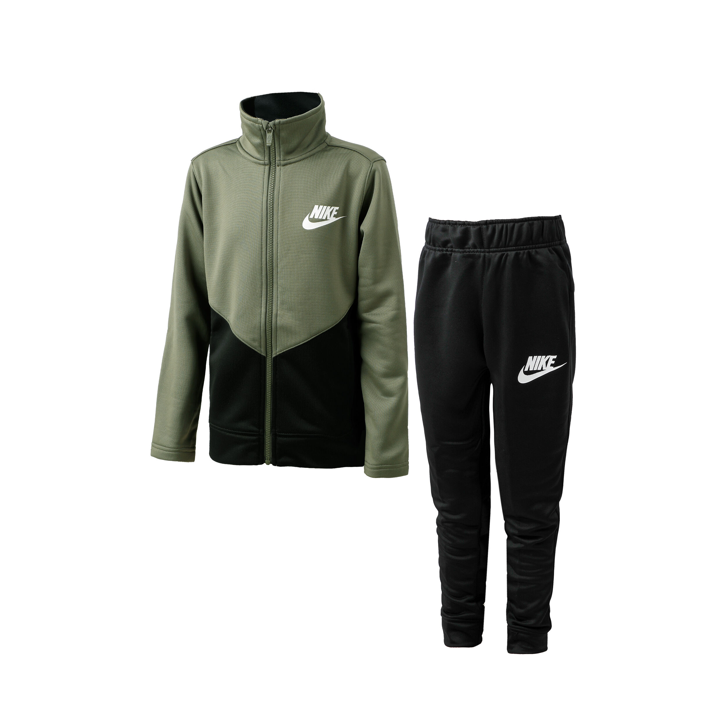 Sportswear Tracksuit Boys Olive Black