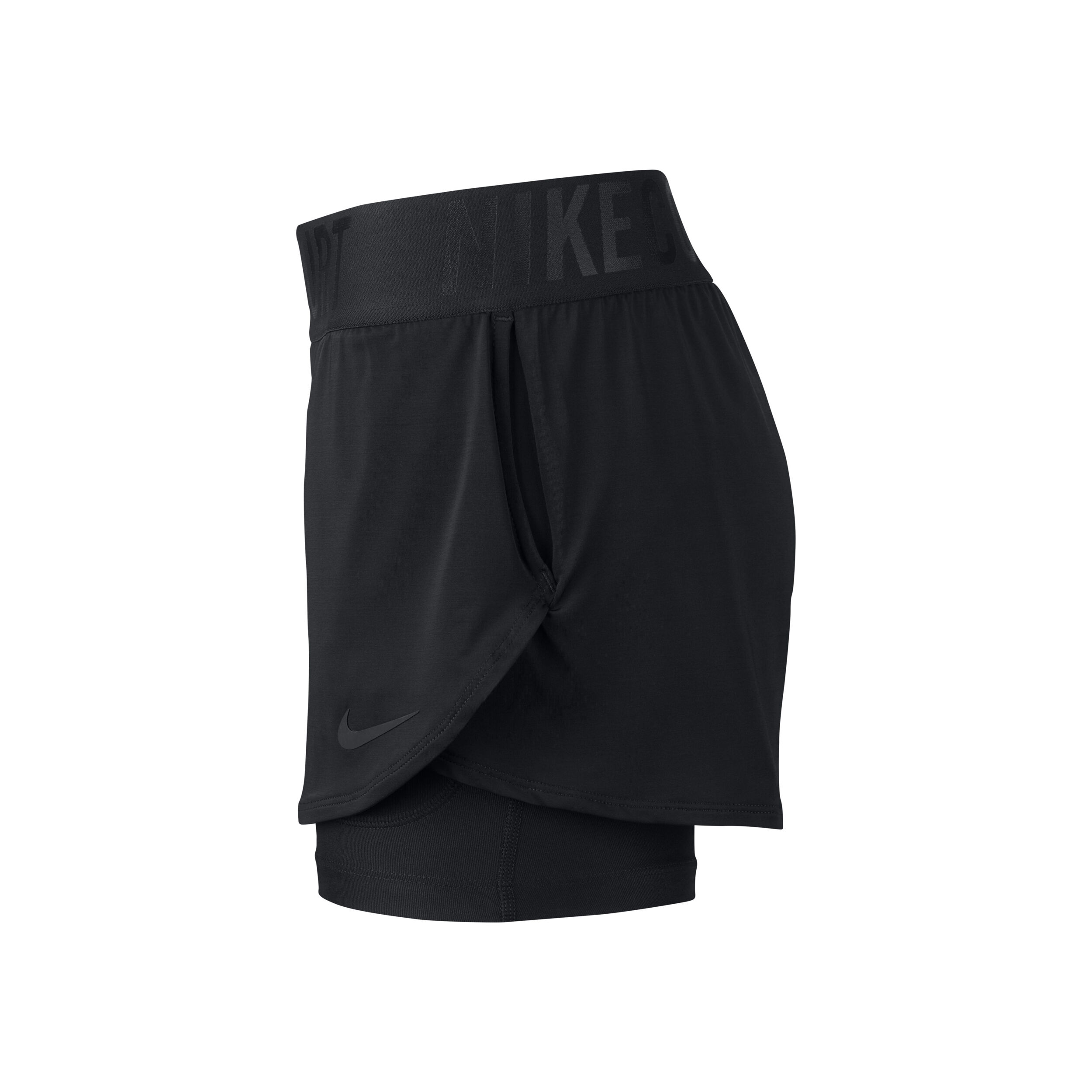 Court Dry Ace Shorts Women Black Dark Grey