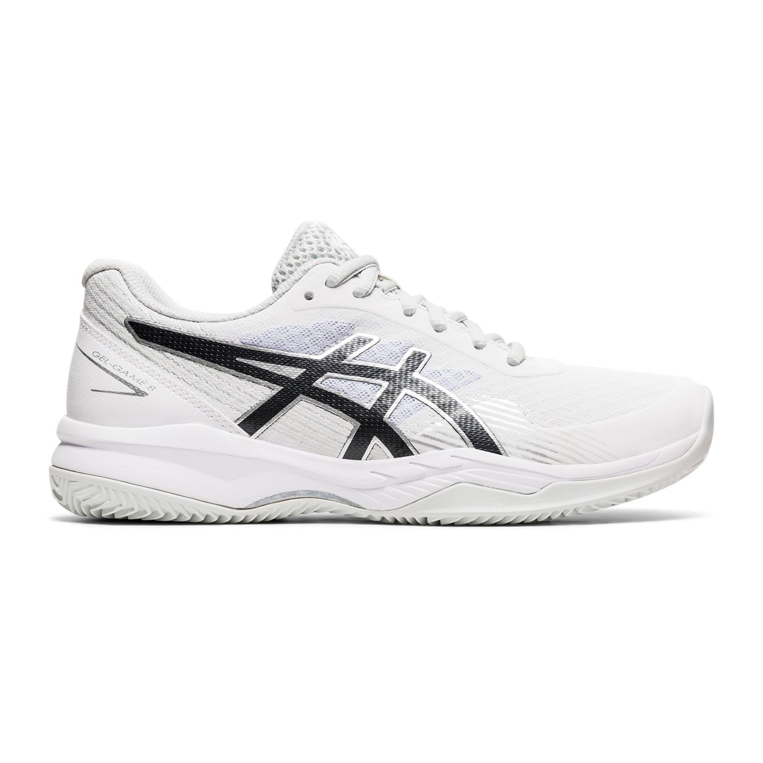 Asics black tennis shoes womens clearance