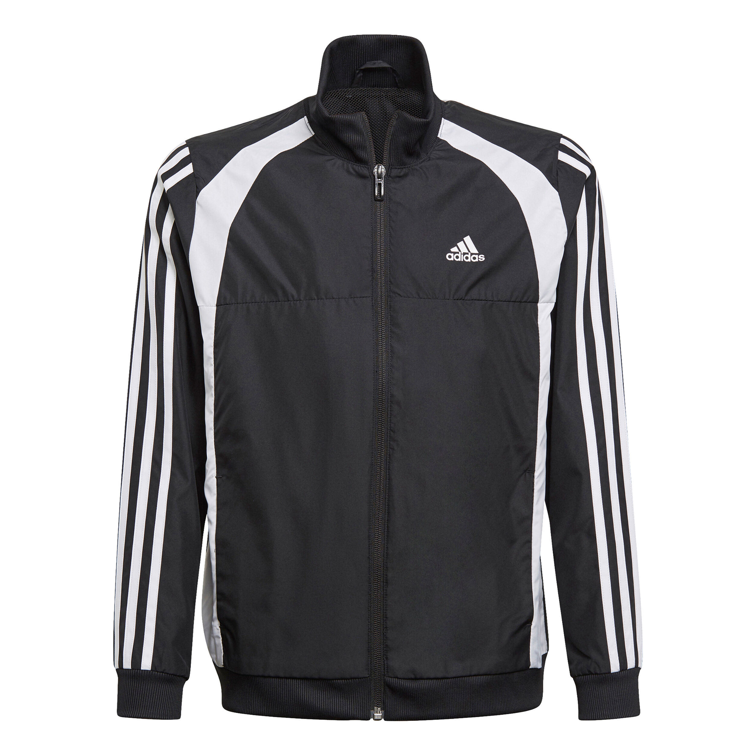 Woven Tracksuit Boys Black White