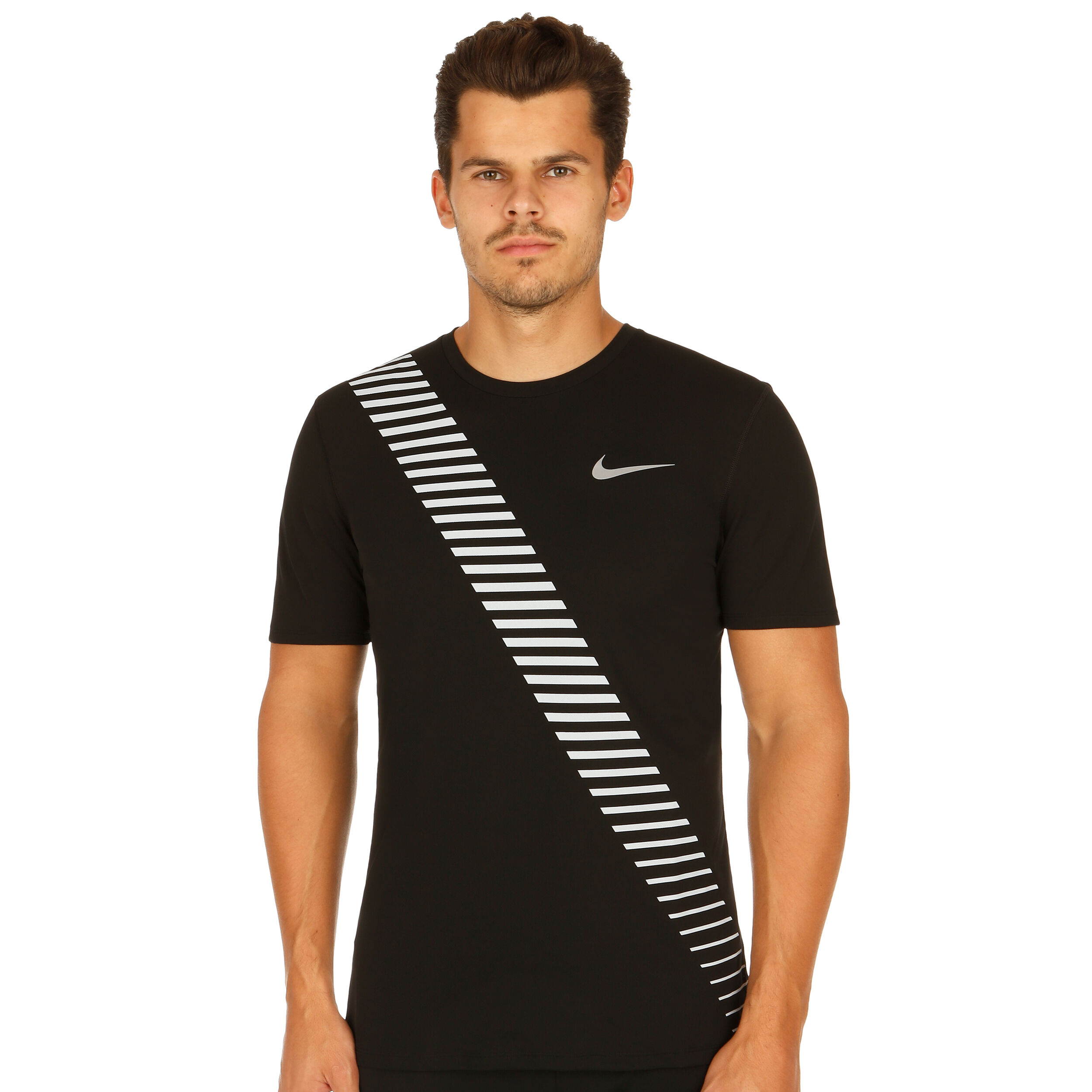 Breathe Rapid T Shirt Men Black White