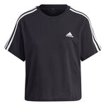 adidas Essentials 3-Stripes Single Jersey Crop Top