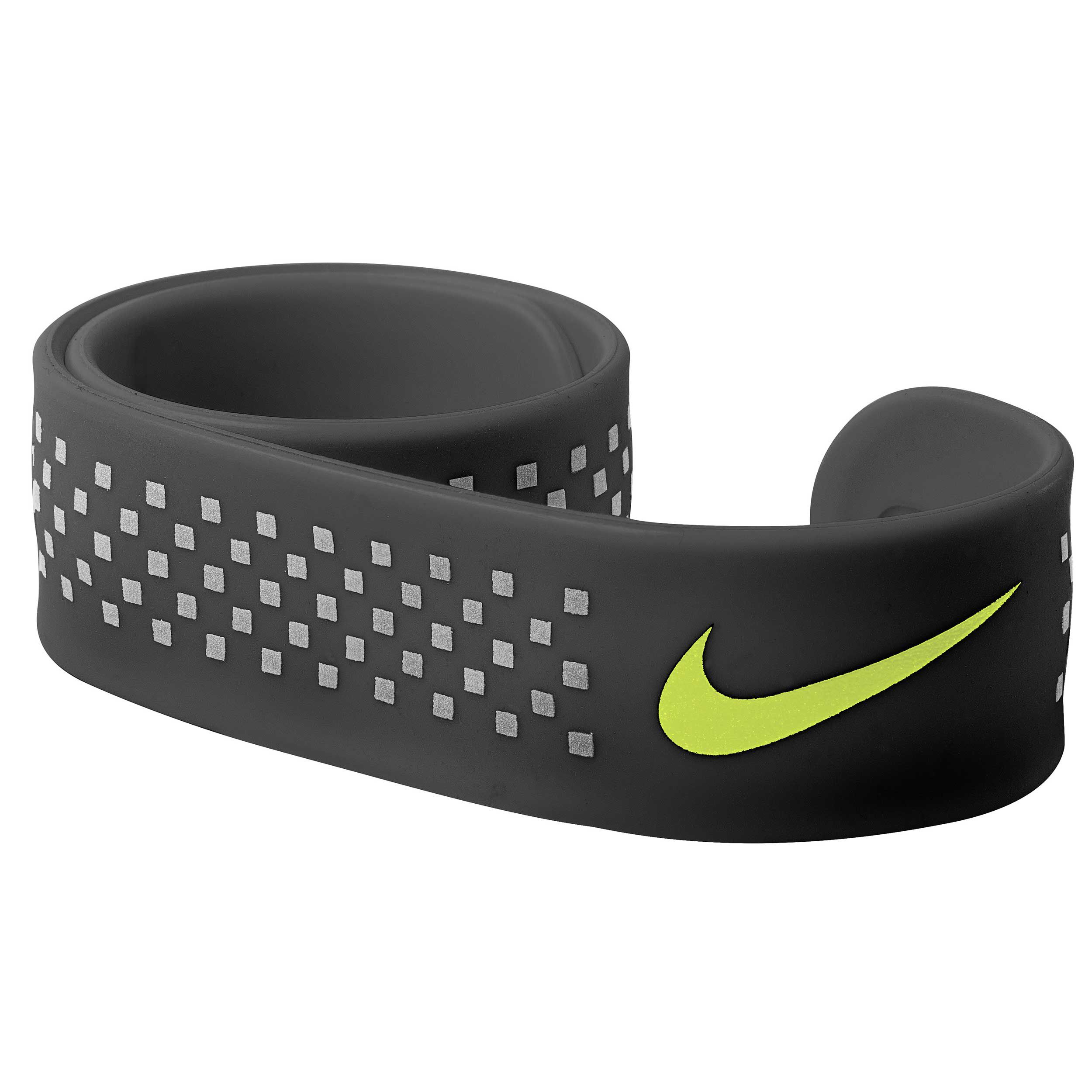 Running Snap Bracelet Black Neon Yellow