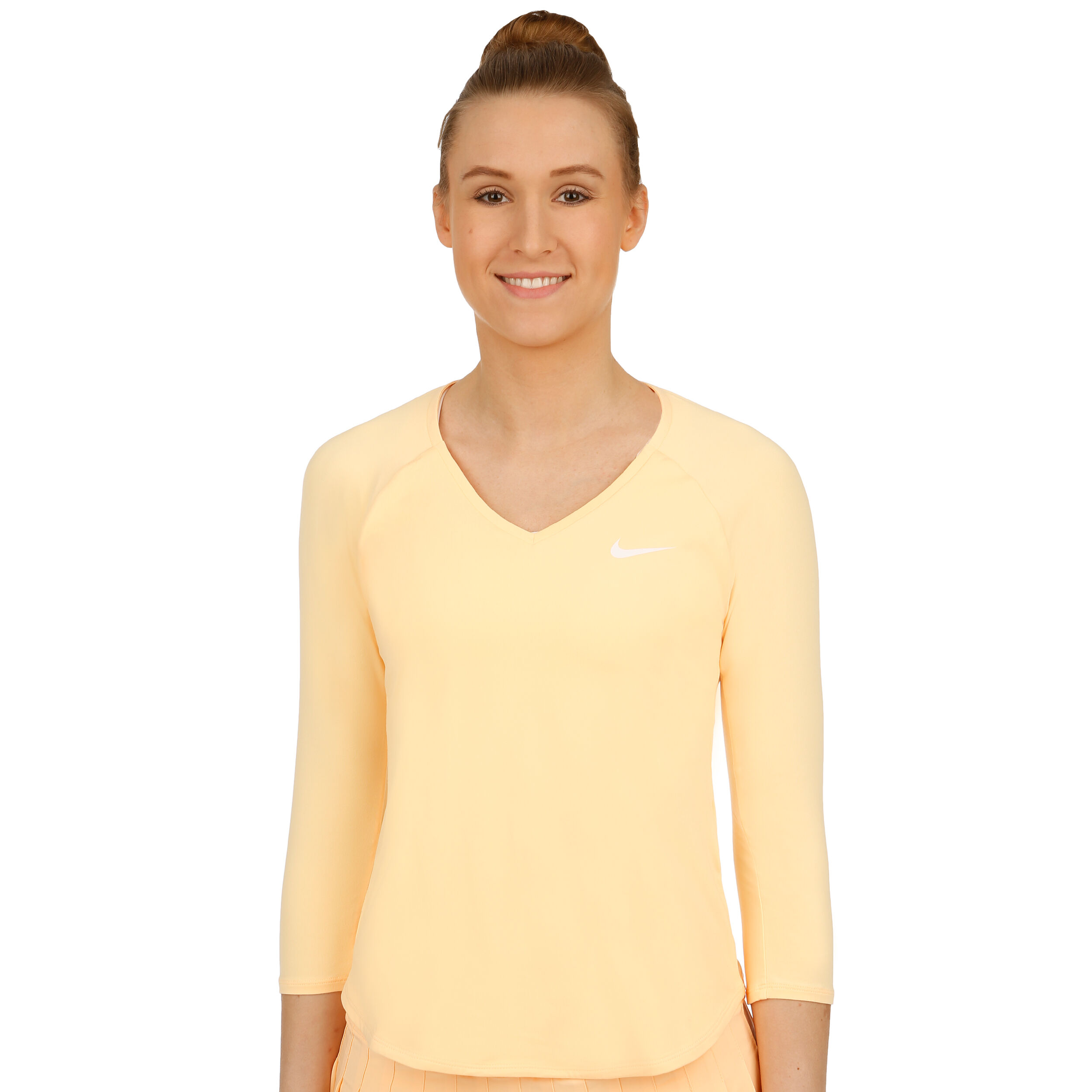 Court Pure Long Sleeve Women Orange White
