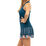Wavy V-Neck Tank with Bra