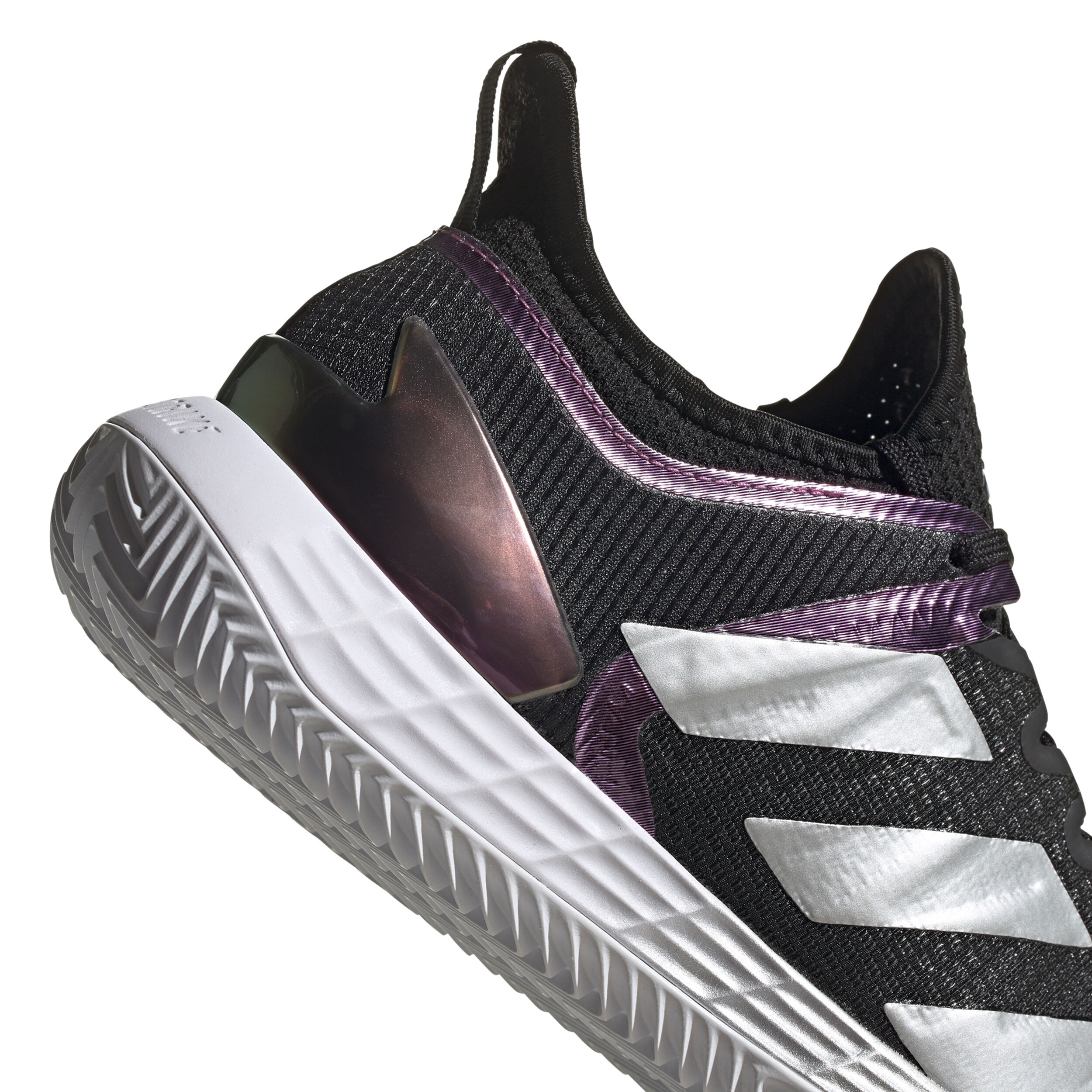 Adizero Ubersonic 4 Clay Court Shoe Women Black Violet