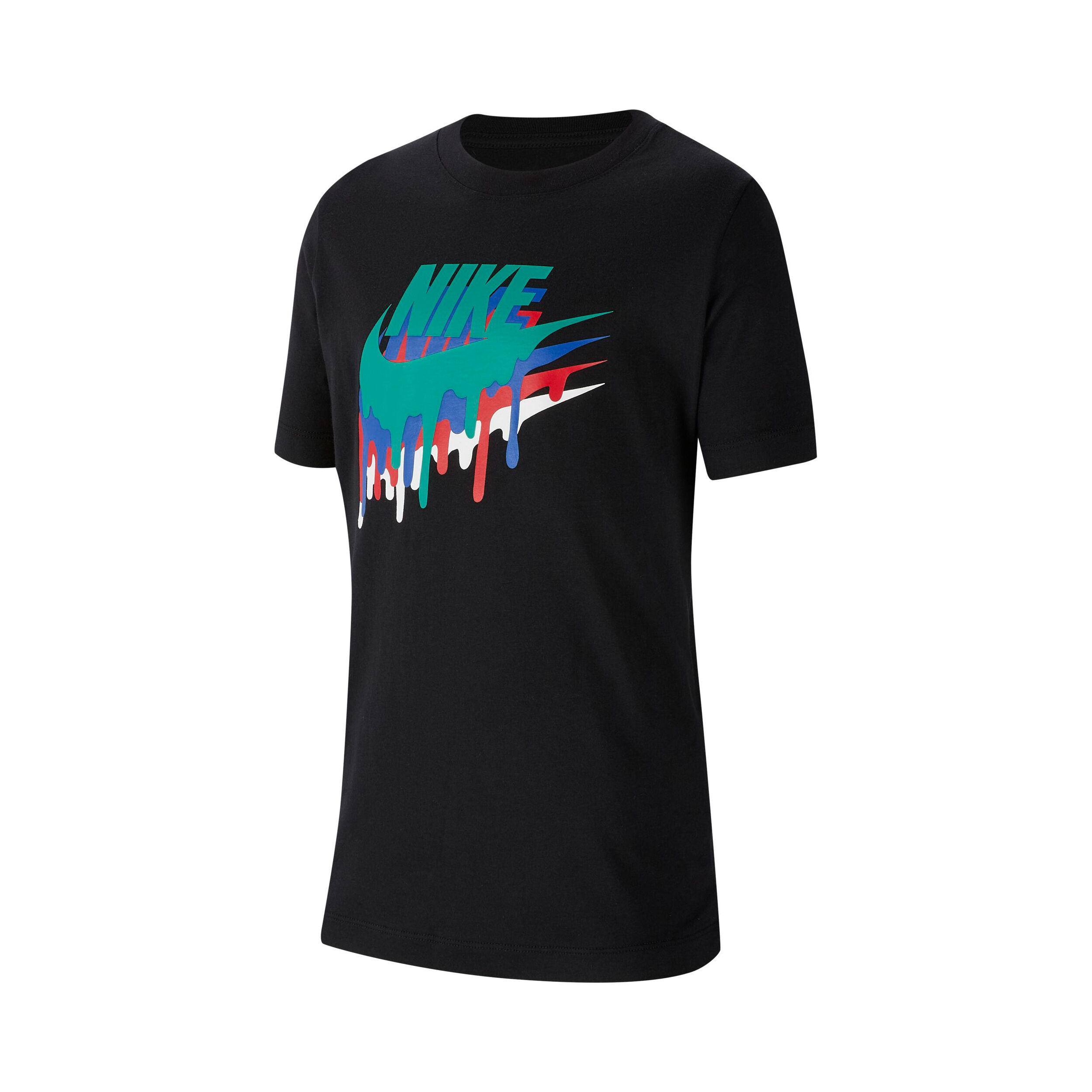 Buy Nike Sportswear Melted Crayon T Shirt Boys Black